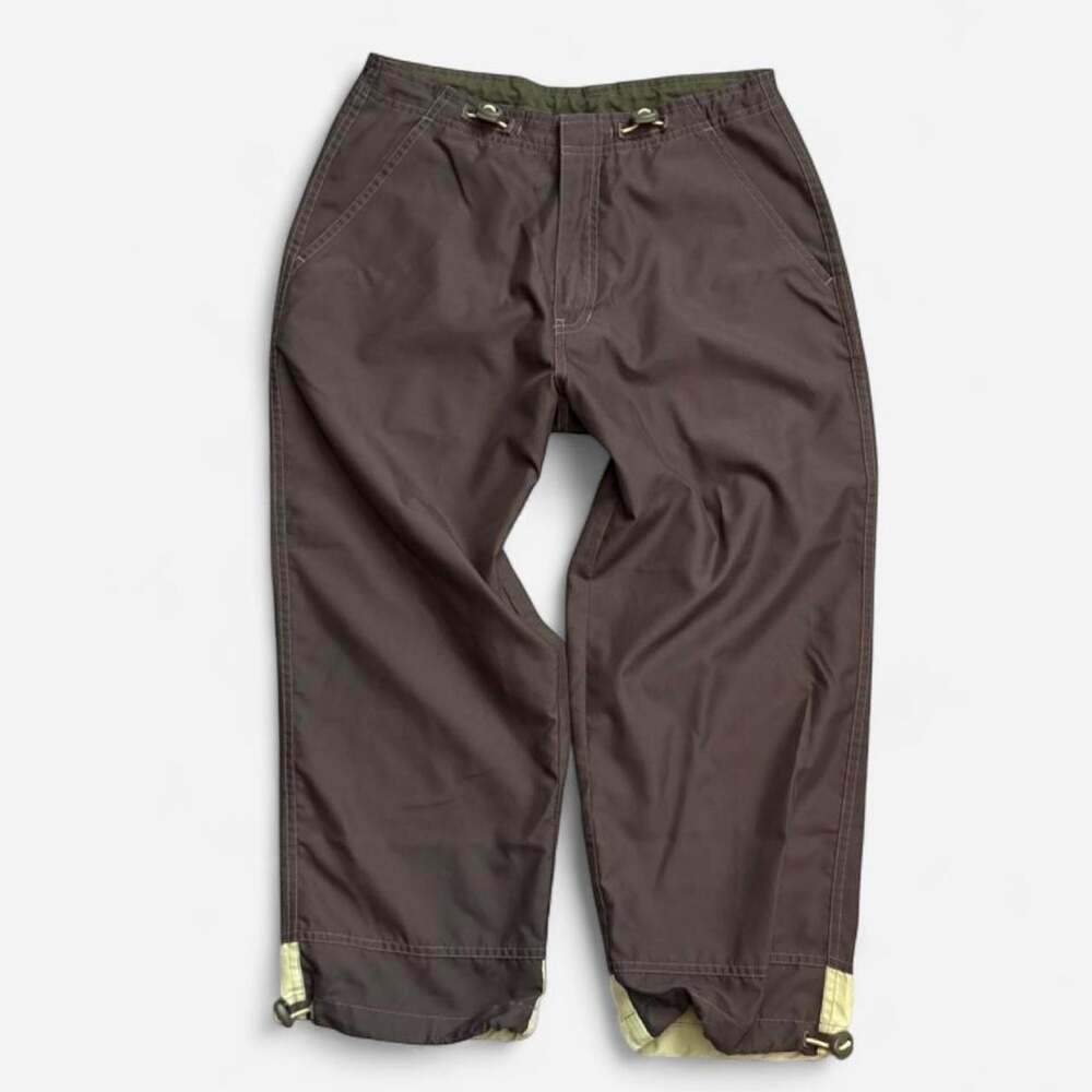 Gap Women's Brown and Green Trousers